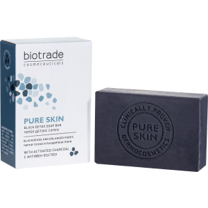 Мило-детокс Biotrade Pure Skin для шкіри обличчя та тіла з розширеними порами 100 г (3800221840969) ТОП в Полтаві