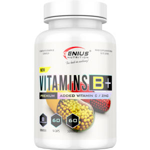 хорошая модель Витамины Genius Nutrition Vitamins B+ 60 капсул (5465923513429)