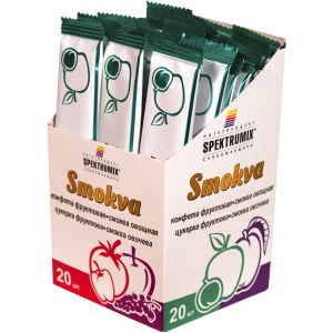 Упаковка смоквы яблочно-сливовой Spektrumix 20 шт х 20 г (4820187981178) лучшая модель в Полтаве