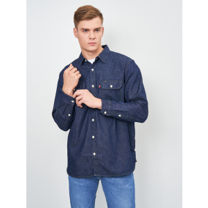 Рубашка джинсовая Levi's Jackson Worker 19573-0135 L Lt Wt Cotton Hemp Rinse (5400898766098) лучшая модель в Полтаве