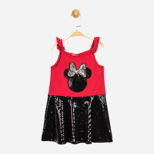 Сарафан Disney Minnie Mouse MN15539 92 см Червоний із чорним (8691109789648) краща модель в Полтаві