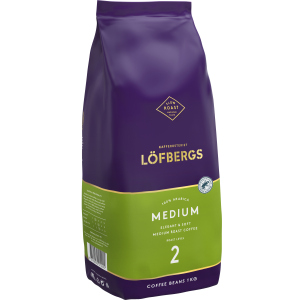 Кофе в зернах Lofbergs Medium 1 кг (7310050012292) в Полтаве