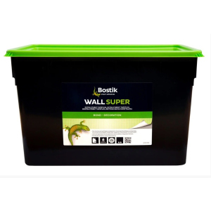 Клей Bostik Wall Super 76 для склополотна, тканини, структурних, гладких вінілових шпалер 16кг (15л) ТОП в Полтаві