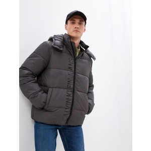 хорошая модель Куртка Calvin Klein Jeans Essentials Non Down Jacket J30J319057-PCK S Gray Pinstripe (8719854514206)