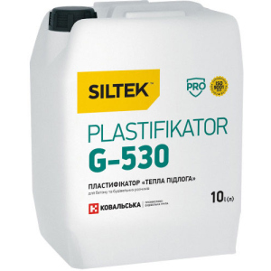 Пластификатор для теплого пола Siltek Plastifikator G-530 10 л (Е32633) ТОП в Полтаве