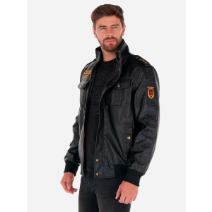 Куртка зі штучної шкіри Lee Cooper 10695510-3 L Black (4894534286254) ТОП в Полтаві