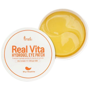 Гідрогелеві патчі для очей Prreti Real Vita Hydrogel Eye Patch з вітаміном С 60 шт (8809541199240) краща модель в Полтаві