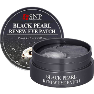 Гідрогелеві патчі SNP Black Pearl Renew Eye Patch із перловою пудрою 60 шт (8809458843977) краща модель в Полтаві