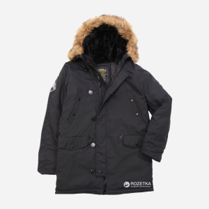 Парку Alpha Industries Altitude 3XL Black в Полтаві