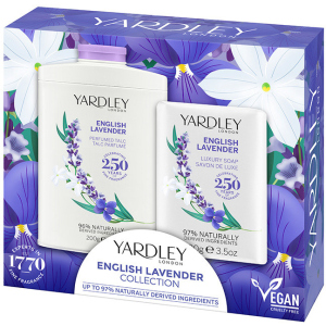 Набор Yardley Тальк English Lavender 200 г + Мыло English Lavender 100 г (5056179303652) лучшая модель в Полтаве