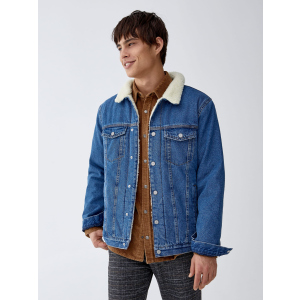 Джинсова куртка Pull & Bear 9711/504/427 M Синя джинс (09711504427033) ТОП в Полтаві