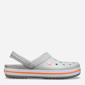 Кроки Crocs Jibbitz Crocband 11016-0FL-M5/W7 37-38 22.9 см Сіро-жовтогарячі (191448284623) ТОП в Полтаві