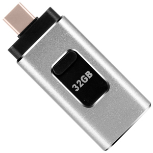 UFT FD32 3 в 1 32GB USB / Type-C / Lightning (UFTFD32) ТОП в Полтаві