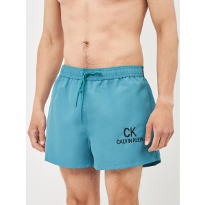 Шорты для плавания Calvin Klein Underwear Short Drawstring KM0KM00562-M0B L Seans Teal (8719853678268) ТОП в Полтаве