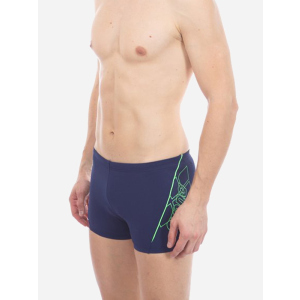 Плавки Arena M Bayron Short 001774-766 XS Navy/Shiny Green (3468336137628) ТОП в Полтаве