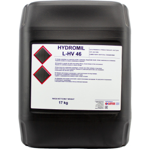 Гідравлічна олія Lotos Hydromil L-HV 46 17 кг (WH-P701J40-000) в Полтаві