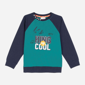 Свитшот Coccodrillo King Of Cool ZC1143103KIN-011 122 см Синий (5904705655525) ТОП в Полтаве