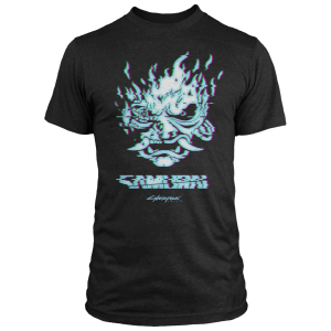 Футболка JINX Cyberpunk 2077 - Glitch Samurai Premium Tee Black, M рейтинг