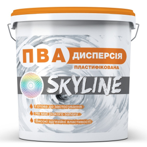 хорошая модель Дисперсия ПВА пластифицированная готовая к применению SkyLine 5 кг