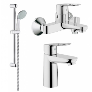 Комплект смесителей для ванной GROHE BauLoop S-Size хром латунь 123214S в Полтаве