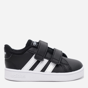 Кеди дитячі Adidas Grand Court I EF0117 18 Cblack/Ftwwht/Ftwwht (4061622759352) краща модель в Полтаві