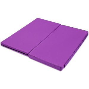 Мат килимок гімнастичний складний Champion модуль А+В Фіолетовий (MBA00568) краща модель в Полтаві