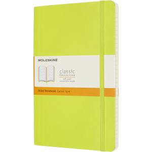 Нотатник Moleskine Classic 13 x 21 см 192 сторінки в лінійку Лимонна м'яка обкладинка (8056420850994) рейтинг