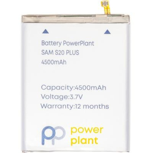 Акумулятор для телефону PowerPlant Samsung Galaxy S20 Plus (EB-BG985ABY) 4500mAh краща модель в Полтаві