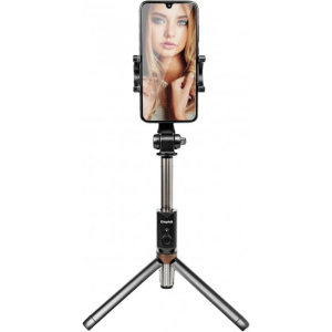 Трипод Dispho WS-18002 Selfie Stick Tripod Bluetooth Black (DSP-WS18002) ТОП в Полтаві