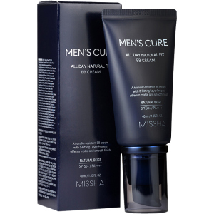 ВВ крем мужской натуральный Missha Mens Cure Fit SPF50+/PA++++ Natural Beige 40 мл (8809643532679) надежный