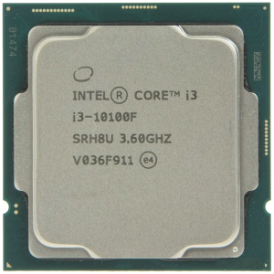 Процессор Intel Core i3-10100F 3,6 GHz (4,3 GHz Boost) (Tray) (CM8070104291318) LGA1200 в Полтаве