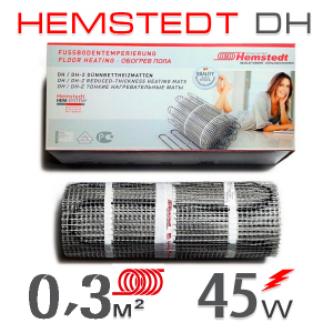 Нагревательный мат Hemstedt DH 0,60 кв.м