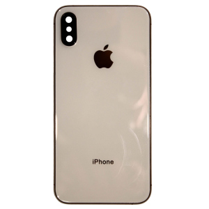 Кришка задня iPhone XS з рамкою Gold