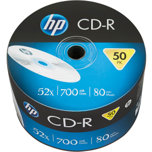 HP CD-R 700MB 52x 50 шт (69300) ТОП в Полтаві