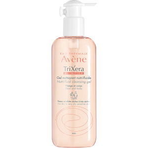 Очищающий гель Avene TriXera Nutrition для сухой кожи лица и тела 400 мл (3282770074710) ТОП в Полтаве