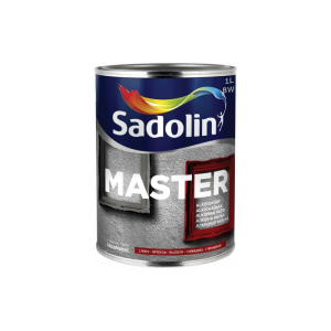 Эмаль алкидная SADOLIN MASTER 90 универсальная белая - база ВW 1л