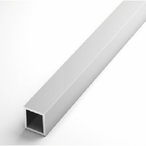 Труба алюмінієва квадратна Segreto анодована срібло 50х50х3 мм 1м (уп.,10шт) в Полтаві