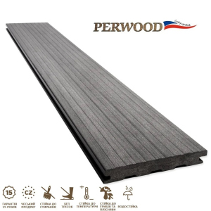 Террасная доска Perwood Natural Massive Серый Камень 161х21х4000 мм (400072) в Полтаве