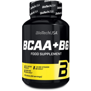 Амінокислоти Biotech BCAA+b6 100 таблеток ТОП в Полтаві