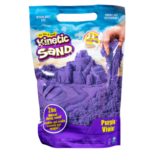 Пісок для дитячої творчості Kinetic Sand Colour Фіолетовий 907 г (71453P) в Полтаві