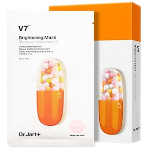 Маска, що освітлює, з вітамінним комплексом Dr.Jart+ V7 Brightening Mask 30 г x 5 шт (8809535809162) ТОП в Полтаві