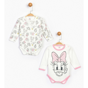 Боді Disney Minnie Mouse MN16077 62-68 см 2 шт Біло-рожеве (8691109822406)