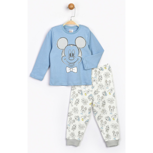 Пижама (футболка с длинным рукавом + штаны) Disney Mickey Mouse MC16191 92 см Голубая (8691109860774) в Полтаве