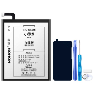 Аккумулятор NOHON для Xiaomi Mi 6 3350mAh + набор инструментов (BM39) лучшая модель в Полтаве