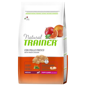 Сухой корм Trainer Natural Super Premium Puppy&Junior Medium для щенков средних пород до 15 месяцев 0.65 кг (8015699006716) в Полтаве