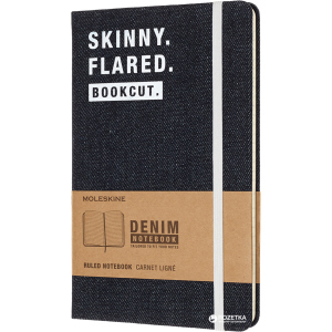 Нотатник Moleskine Denim 13 х 21 см 240 сторінок у лінійку Skinny (8058341710753) краща модель в Полтаві