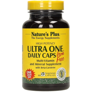 Мультивітаміни Nature's Plus Ultra One Daily Caps без заліза 60 гелевих капсул (97467300811)