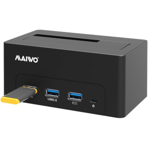 Док-станція Maiwo для HDD 2.5"/3.5" SATA/SSD + 3хUSB 3.0 (K308H) в Полтаві