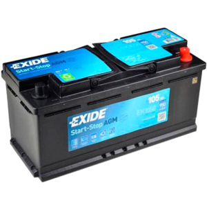 Автомобильный аккумулятор Exide AGM 6СТ-105 (EK1050) 105 Ач (-/+) Euro 950 А (EK1050) ТОП в Полтаве