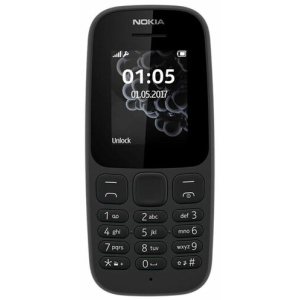 Мобильный телефон Nokia 105 TA-1203 Single Sim 2019 Black Slim Box (без зарядного устройства) ТОП в Полтаве